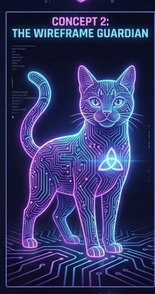 Wireframe Guardian